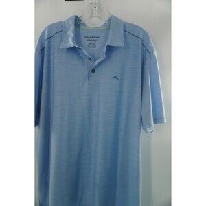 Tommy Bahama Palm Coast IslandZone Blue Big Golf Polo Short Sleeve Shirt Sz XXL